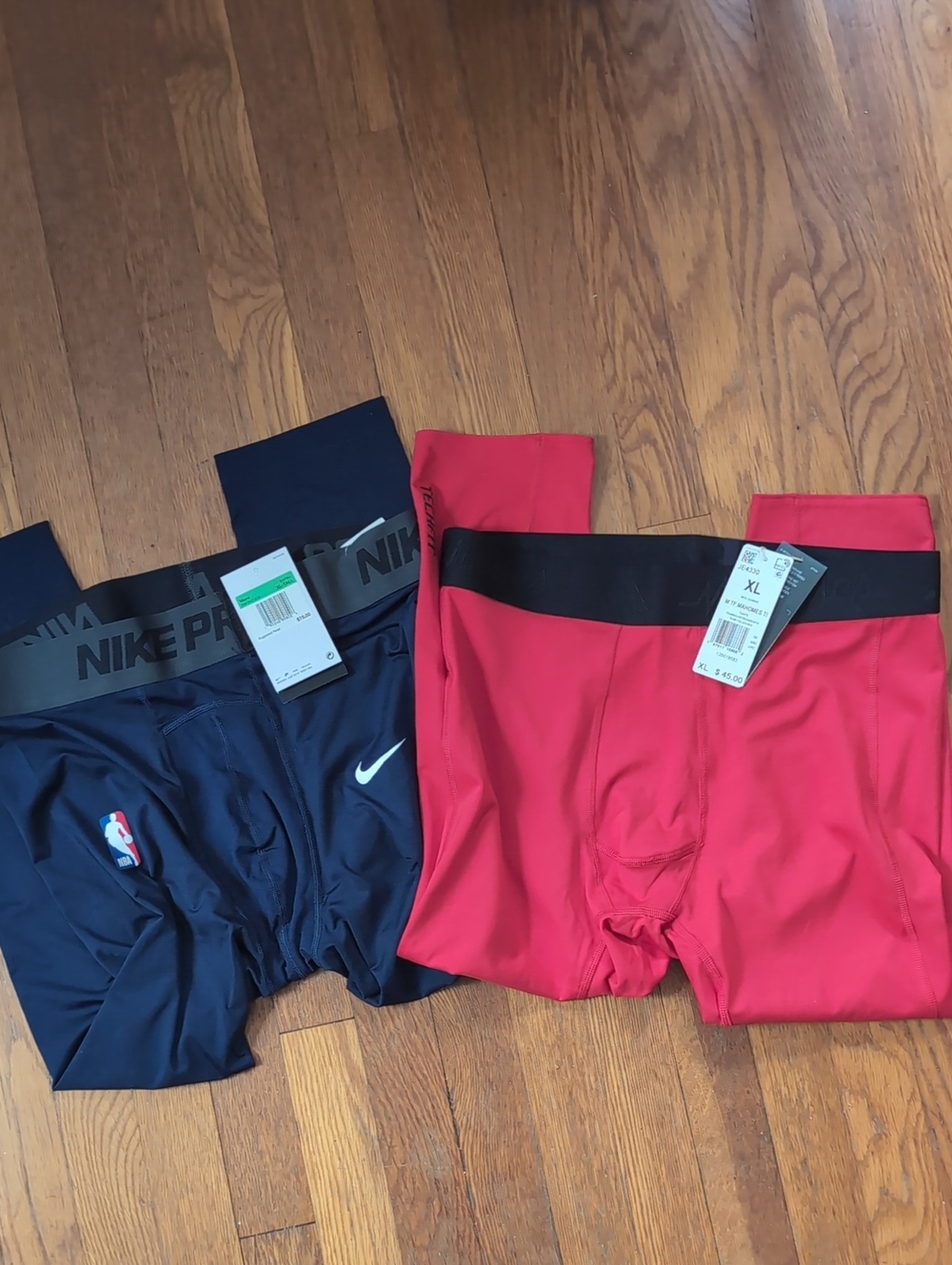 MEN'S ATHLETIC LEGGINGS BUNDLE BOTH SIZE XL